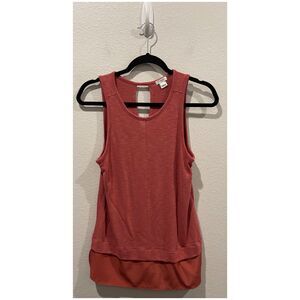 J.CREW Round Neck Sleeveless Tank Top in Brick